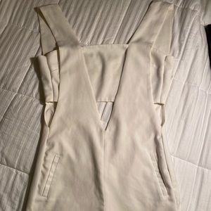 ENGLISH FACTORY white jumper (zipper is broken)